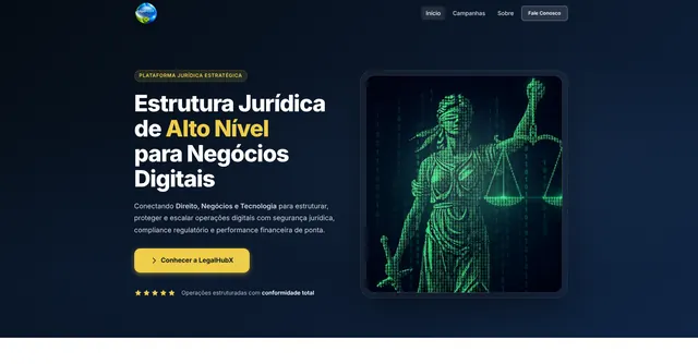 LegalHubX homepage